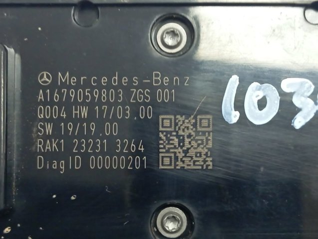 Compre A1679059803 Mercedes Unidade de botões dianteira esquerda de controlo de elevador de vidro