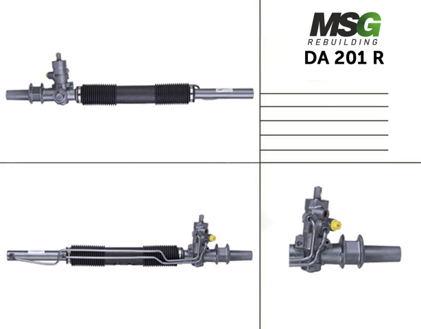 Cremalheira da direção MSG Rebuilding DA201R
