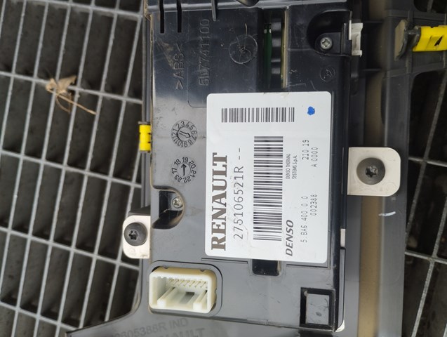 275106521R Renault (RVI) Unidade de controlo dos modos de aquecimento/condicionamento