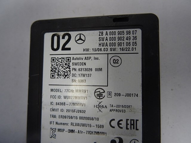 Compre A0009059807 Mercedes 