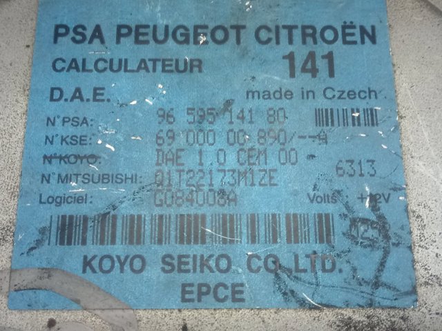 Módulo de direção (Centralina eletrônica) de motor Peugeot/Citroen 9659514180 preço, a partir de 63,10 USD