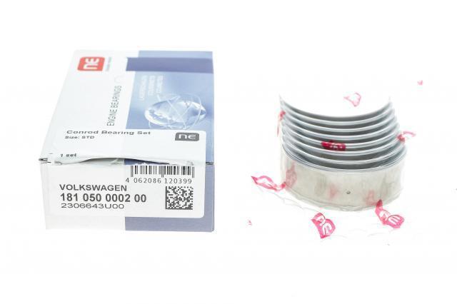 Folhas inseridas de cambota de biela, kit, padrão (STD) 181050000200 NE/NPR