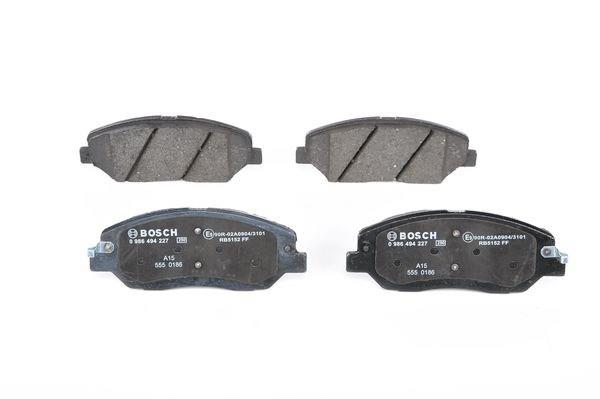 986494227 Bosch Sapatas do freio dianteiras de disco