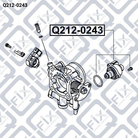 Compre Q2120243 Q-fix Válvula (regulador) de marcha a vácuo