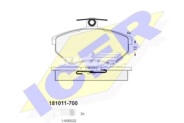 800055810000 Kolbenschmidt Anéis do pistão para 1 cilindro, STD.