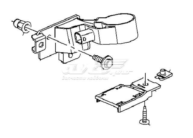 Compre 20984732 General Motors Sensor dianteiro do nível de posição de carroçaria
