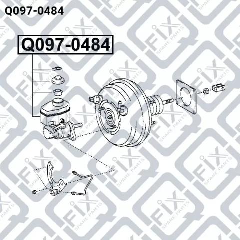Q0970484 Q-fix Cilindro mestre do freio