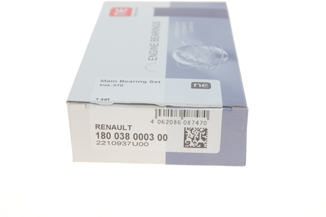 180038000300 NE/NPR Folhas inseridas principais de cambota, kit, padrão (STD)