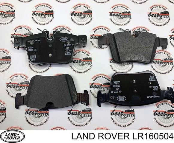 Sapatas do freio traseiras de disco LR160504 Land Rover