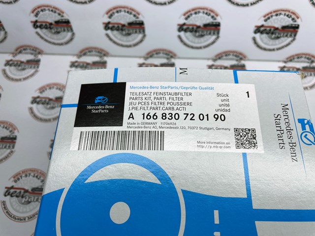 Filtro de salão 166830720190 Mercedes