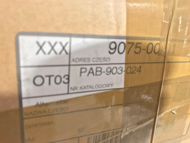 Gerador para Porsche Cayenne  9YA