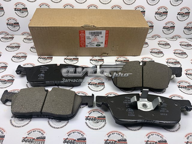 LR118006 Land Rover Sapatas do freio dianteiras de disco