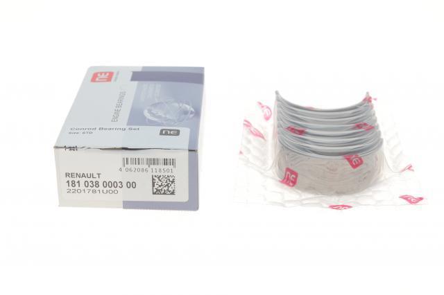 Folhas inseridas de cambota de biela, kit, padrão (STD) 181038000300 NE/NPR