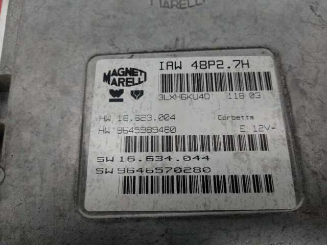 Módulo de direção (Centralina eletrônica) de motor 9645989480 Peugeot/Citroen