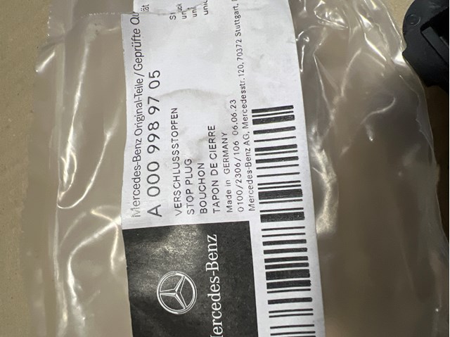 0009989705 Mercedes Tampão de limitador da porta