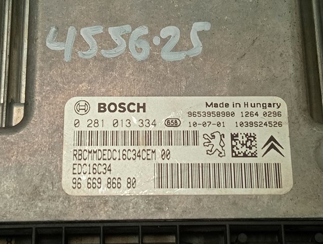 Módulo de direção (Centralina eletrônica) de motor Peugeot/Citroen 0281013334 preço, a partir de 92,10 USD