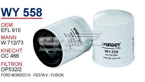 Filtro de óleo Wunder WY558 preço, a partir de 6,07 USD