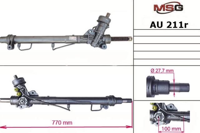 Cremalheira da direção MSG Rebuilding AU211R