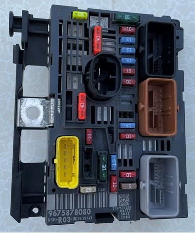 9807029180 Peugeot/Citroen Unidade de dispositivos de segurança