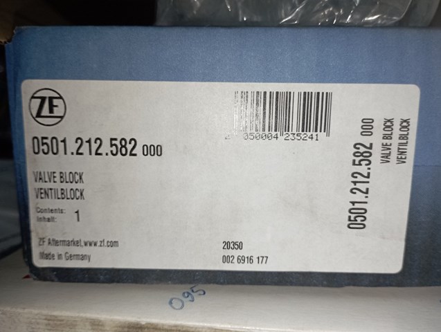 Compre 0501212582 ZF Parts Válvula de divisor