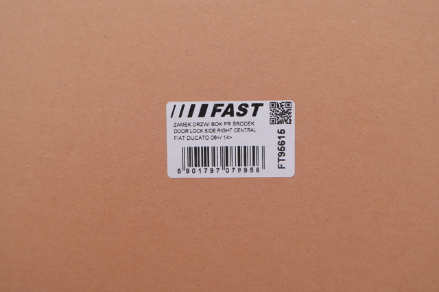 Fecho da porta lateral deslizante direita FT95615 Fast