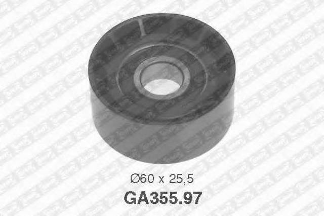 Rolo parasita da correia de transmissão PU176012RDXW Koyo