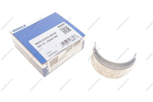 Folhas inseridas de cambota de biela, kit, padrão (STD) Mahle Original 001PL20042000