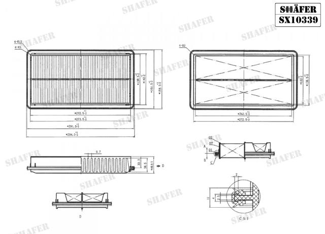 Compre SX10339 Shafer Filtro de ar