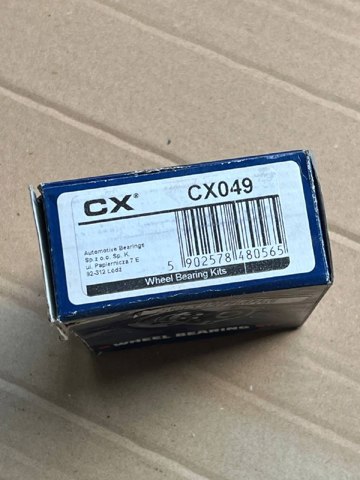 Rolamento de cubo traseiro CX049 CX/Complex