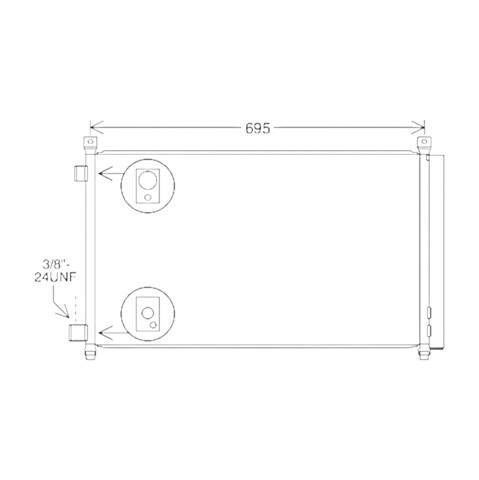 Radiador de aparelho de ar condicionado TYC 606NS2123 preço, a partir de 128,24 USD