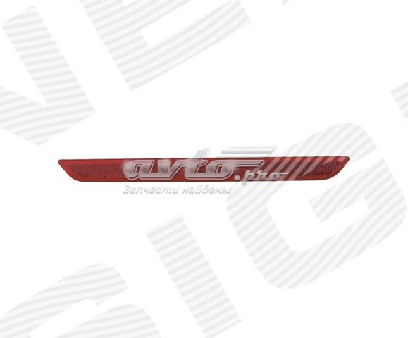 Retrorrefletor (refletor) do pára-choque traseiro direito ZBM1603R Signeda