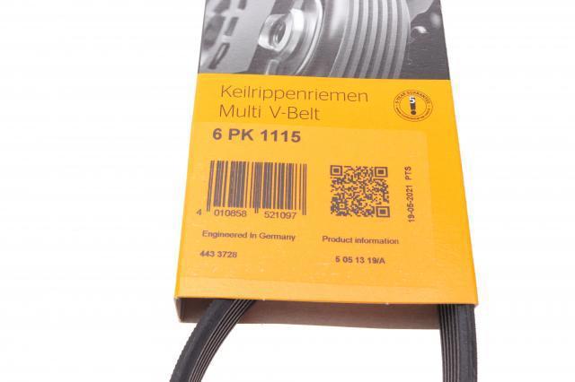 Correia dos conjuntos de transmissão Continental/Siemens 6PK1115 preço, a partir de 16,83 USD