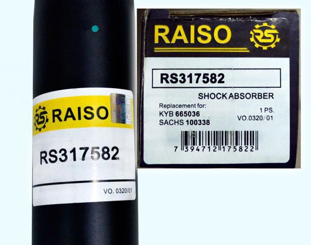 Amortecedor dianteiro Raiso RS317582 preço, a partir de 43,91 USD
