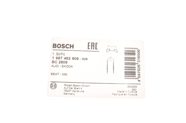 1987482809 Bosch Cabo traseiro direito/esquerdo do freio de estacionamento