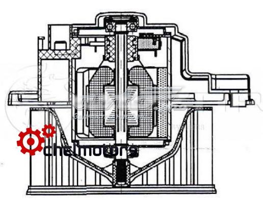 Motor de ventilador de forno (de aquecedor de salão) Luzar LFH1168 preço, a partir de 77,37 USD