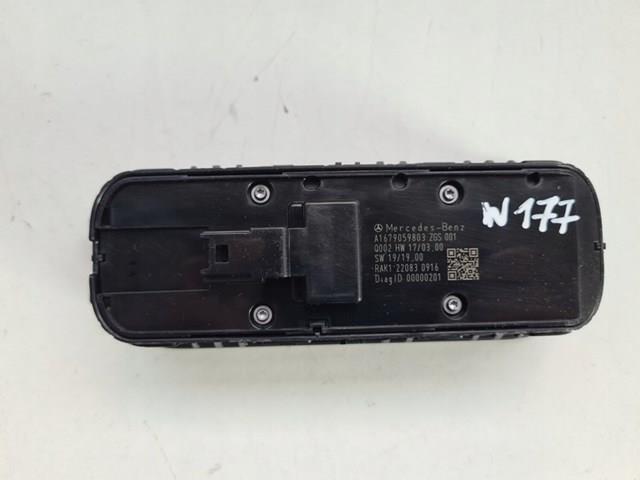 A1679059803 Mercedes Unidade de botões dianteira esquerda de controlo de elevador de vidro
