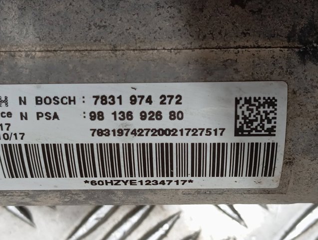 Cremalheira da direção Peugeot/Citroen 9813692680 preço, a partir de 223,04 USD