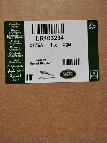 LR103234 Land Rover Filtro de combustível