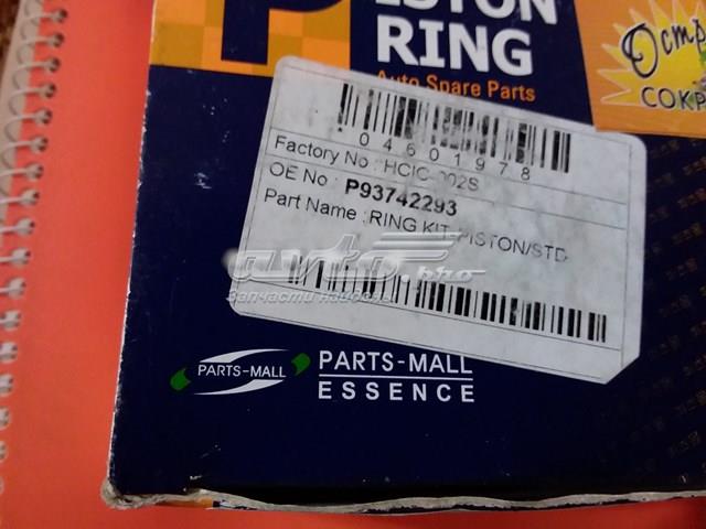 HCIC002S Parts-Mall Kit de anéis de pistão de motor, STD.