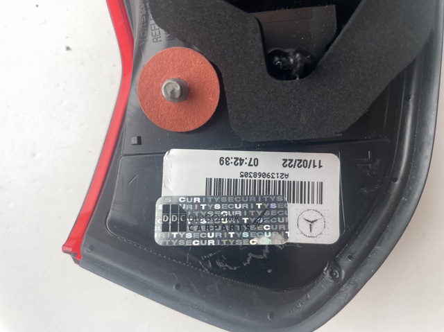 Lanterna de nevoeiro traseira esquerda Mercedes A2139068305 preço, a partir de 183,88 USD