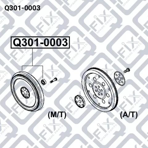 Volante de motor Q3010003 Q-fix