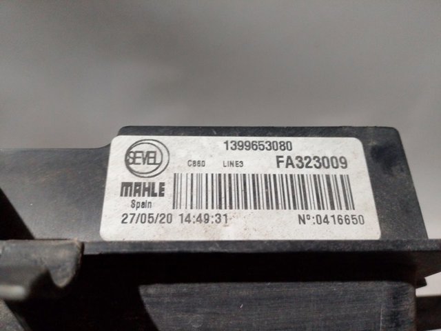 Difusor do radiador de esfriamento, montado com motor e roda de aletas Peugeot/Citroen 1671896380 preço, a partir de 208,15 USD
