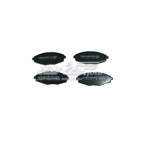 Sapatas do freio dianteiras de disco Dafmi D132SM