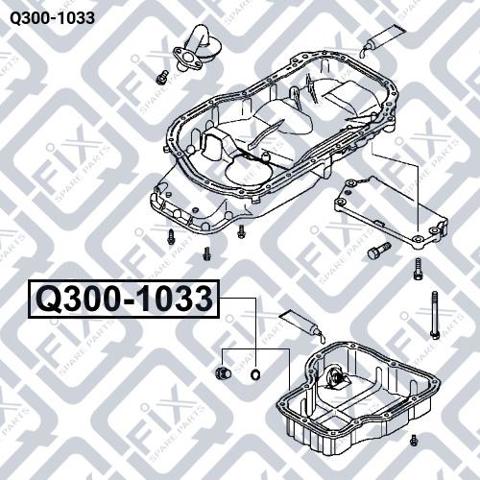 Compre Q3001033 Q-fix Panela de óleo de cárter do motor