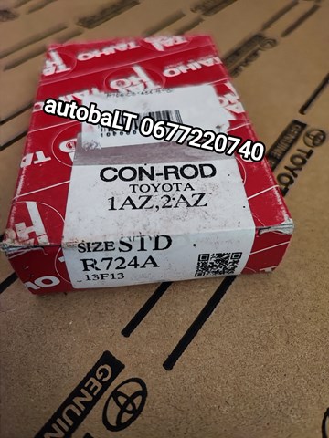 Folhas inseridas de cambota de biela, kit, padrão (STD) R724ASTD Taiho