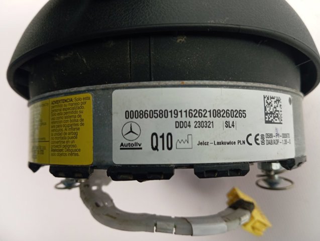 0008605801 Mercedes Cinto de segurança (AIRBAG) de condutor