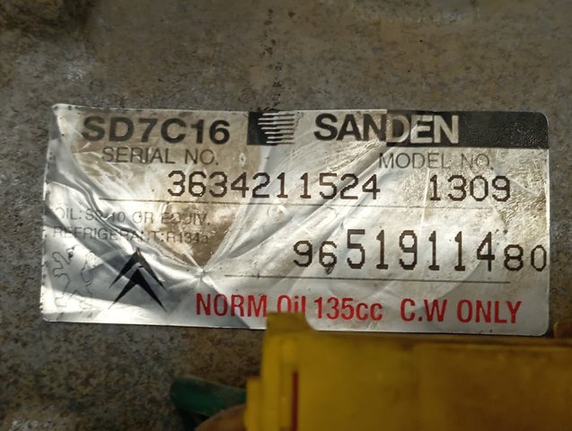 Acoplamento (bobina magnética) do compressor de aparelho de ar condicionado Peugeot/Citroen 9825868180 preço, a partir de 57,51 USD