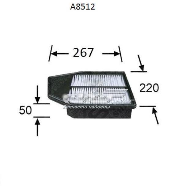Compre A8512 JS Asakashi Filtro de ar