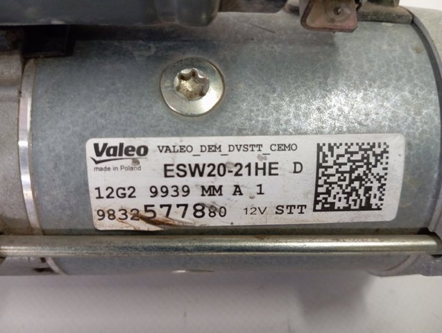 Compre 9832577880 Opel Motor de arranco