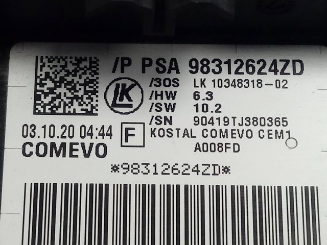  98312624ZD Peugeot/Citroen
